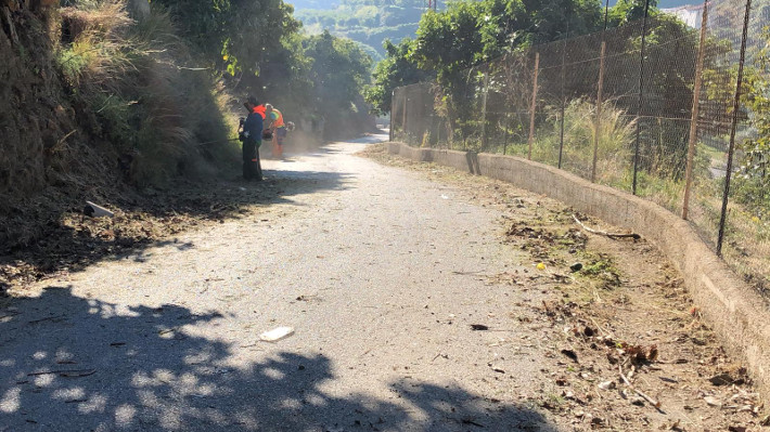 Comienza en los accesos a Río Seco una campaña de limpieza de caminos rurales